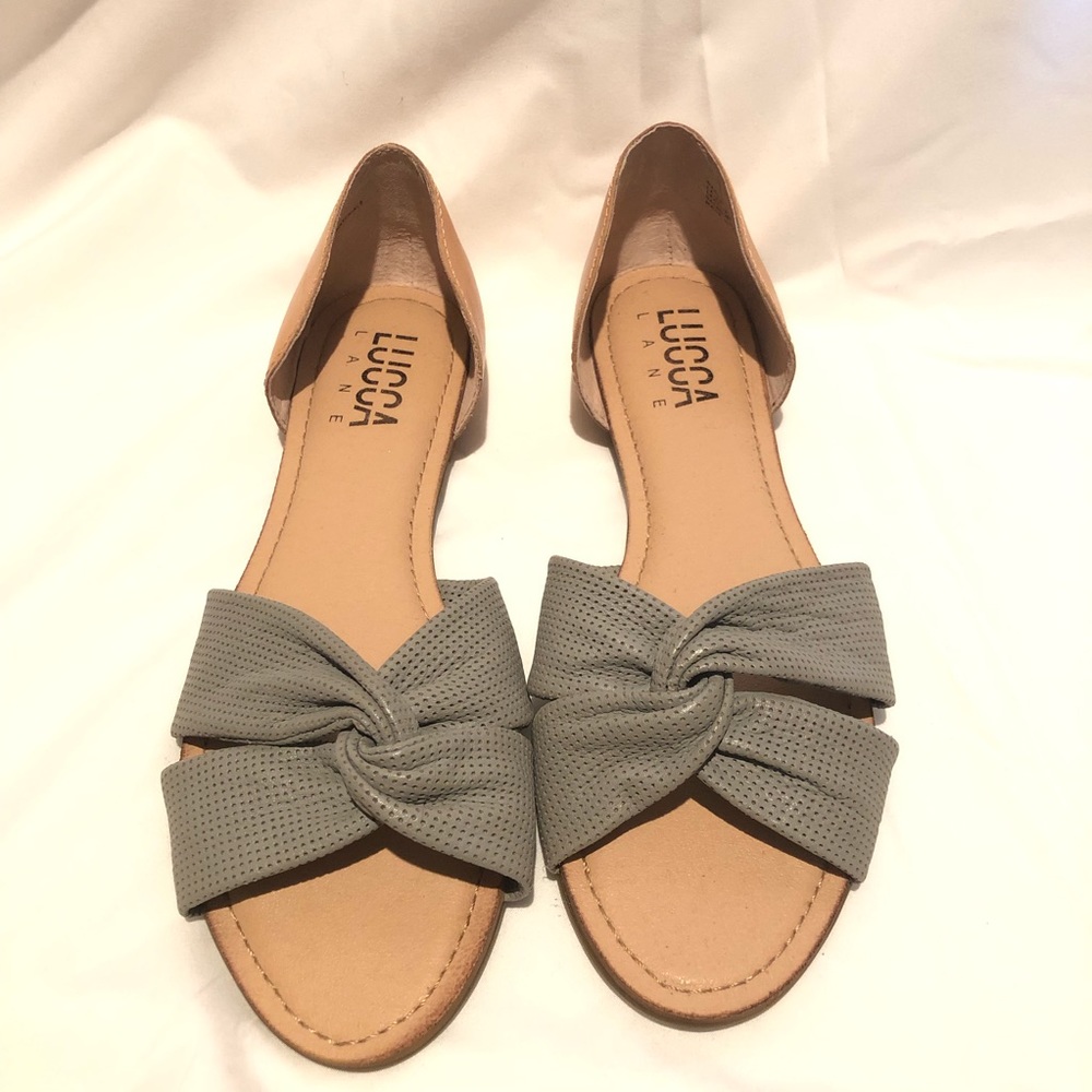 NEW Never Worn Lucca Lane Bow Flats